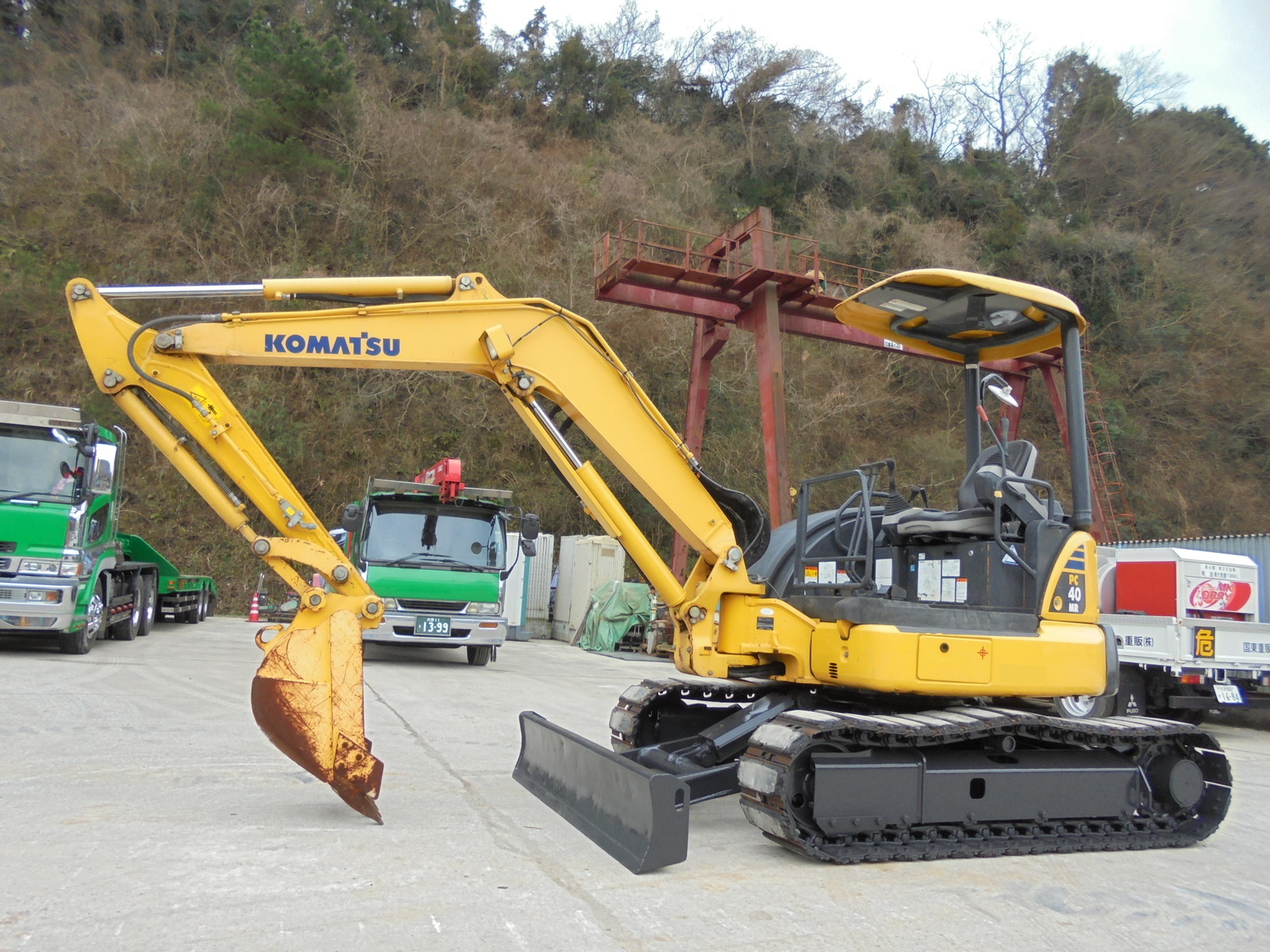 Used Construction Machine Used KOMATSU KOMATSU Excavator 0.2-0.3m3 PC40MR-3