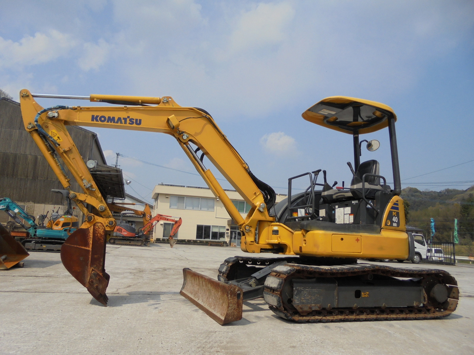 Used Construction Machine Used KOMATSU KOMATSU Excavator 0.2-0.3m3 PC40MR-3