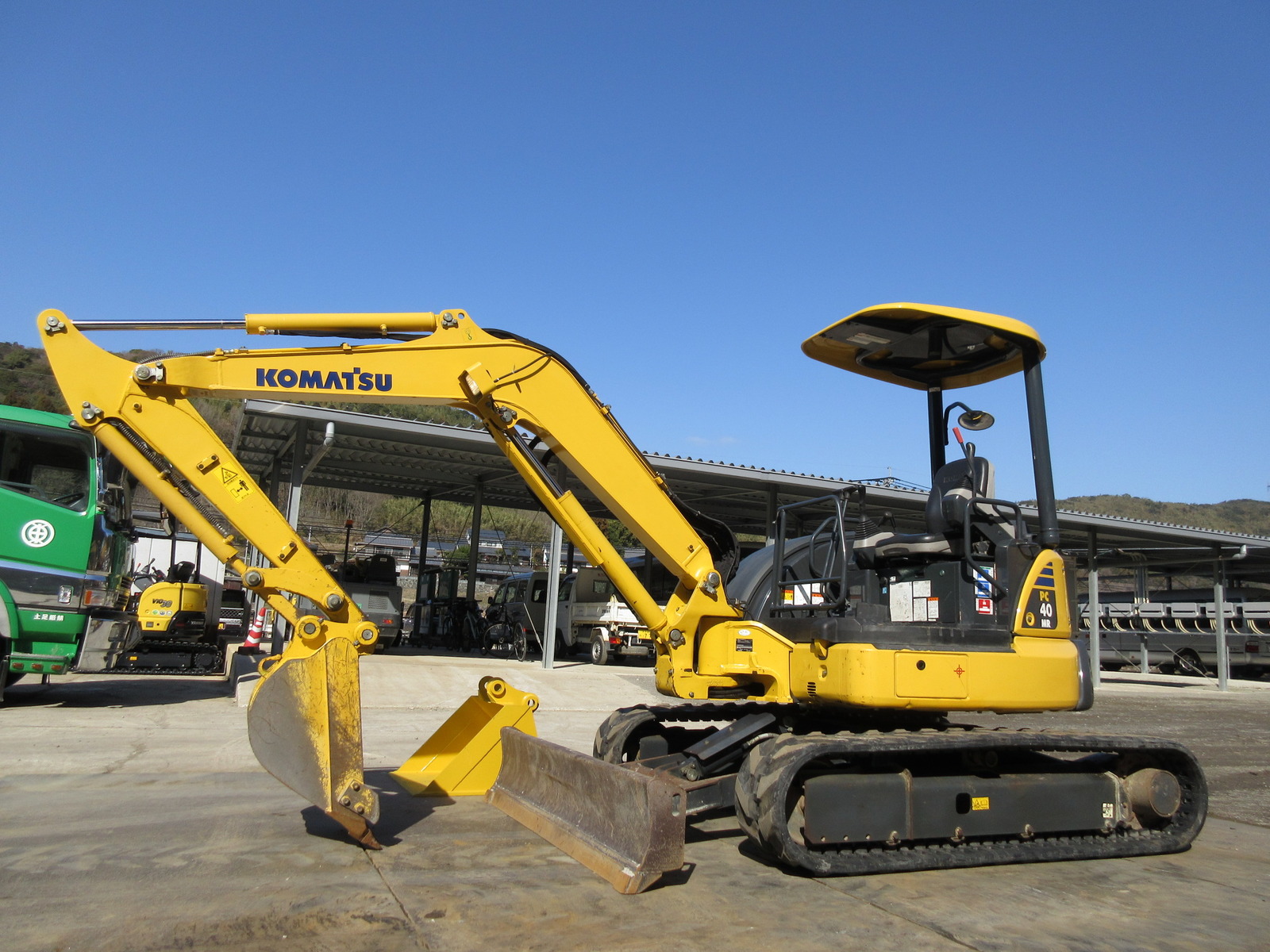 Used Construction Machine Used KOMATSU KOMATSU Excavator 0.2-0.3m3 PC40MR-3