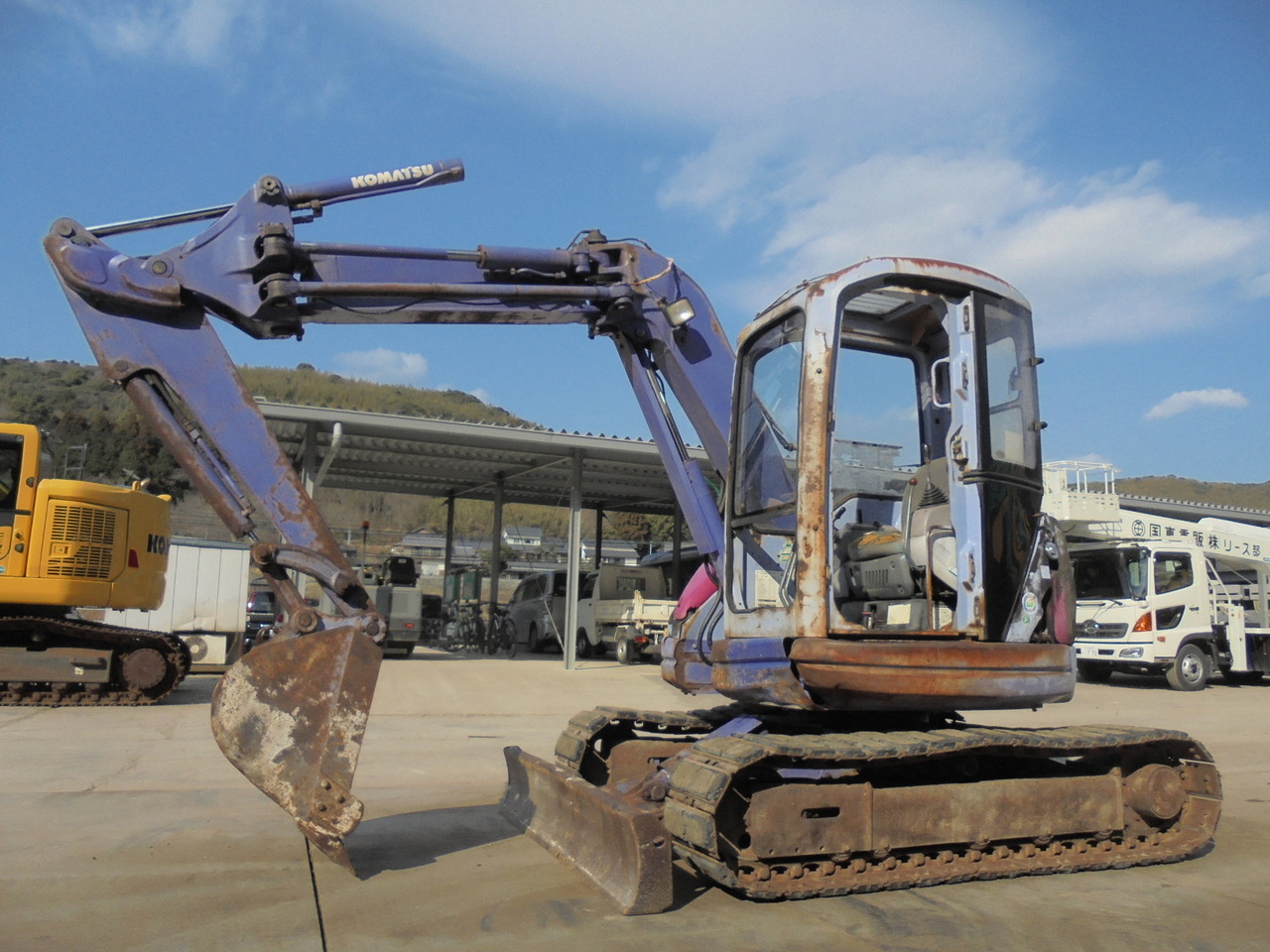 Used Construction Machine Used KOMATSU KOMATSU Excavator 0.2-0.3m3 PC50UU-2E