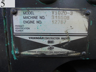 Used Construction Machine Used YANMAR YANMAR Excavator ~0.1m3 ViO20-3