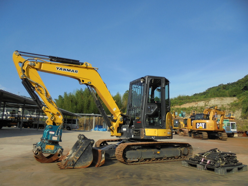 Used Construction Machine Used YANMAR YANMAR Forestry excavators Grapple / Winch / Blade ViO55-6