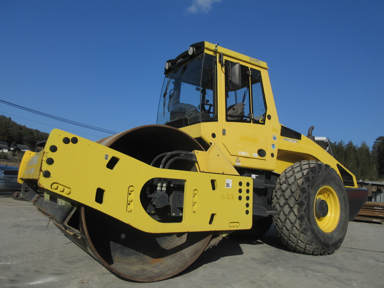 Used Construction Machine Used BOMAG BOMAG Roller Vibration rollers for earthwork BW211D-4