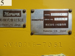 Used Construction Machine Used KOMATSU KOMATSU Roller Vibration rollers for paving JV40CW-6