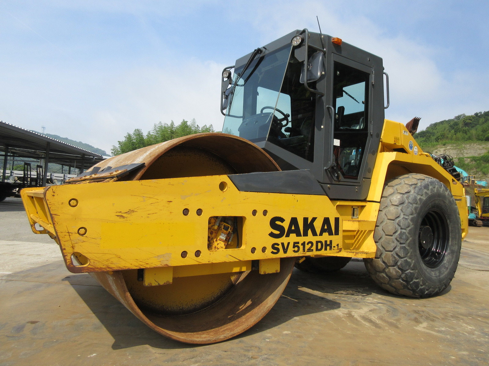 中古建設機械 中古 酒井重工業 SAKAI ローラー 土工用振動ローラー SV512DH-1