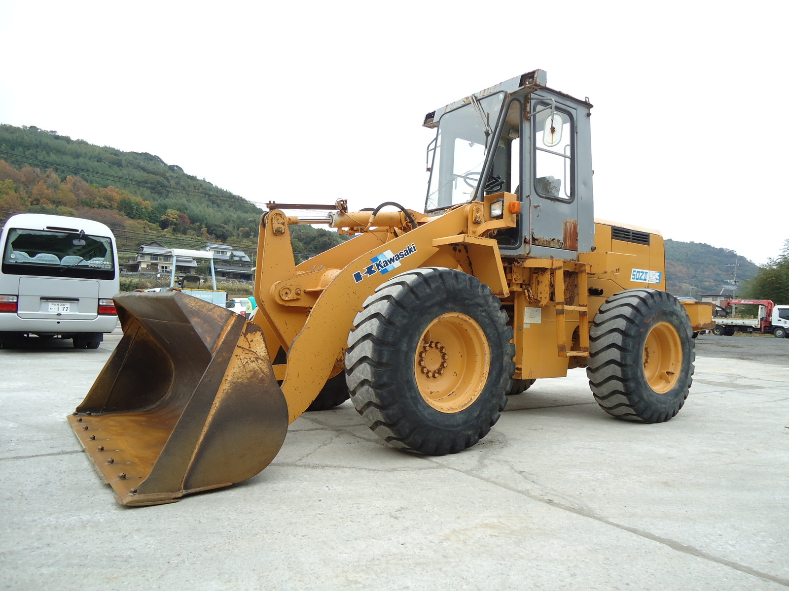 Used Construction Machine Used KAWASAKI KAWASAKI Wheel Loader bigger than 1.0m3 50ZII