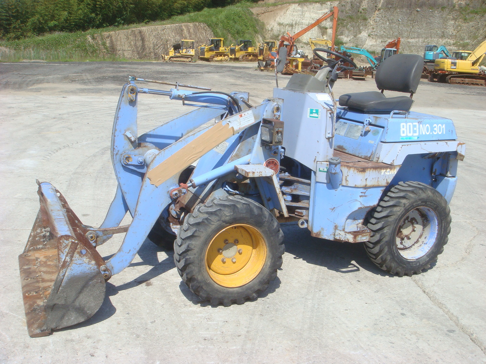 Used Construction Machine Used TCM TCM Wheel Loader smaller than 1.0m3 803