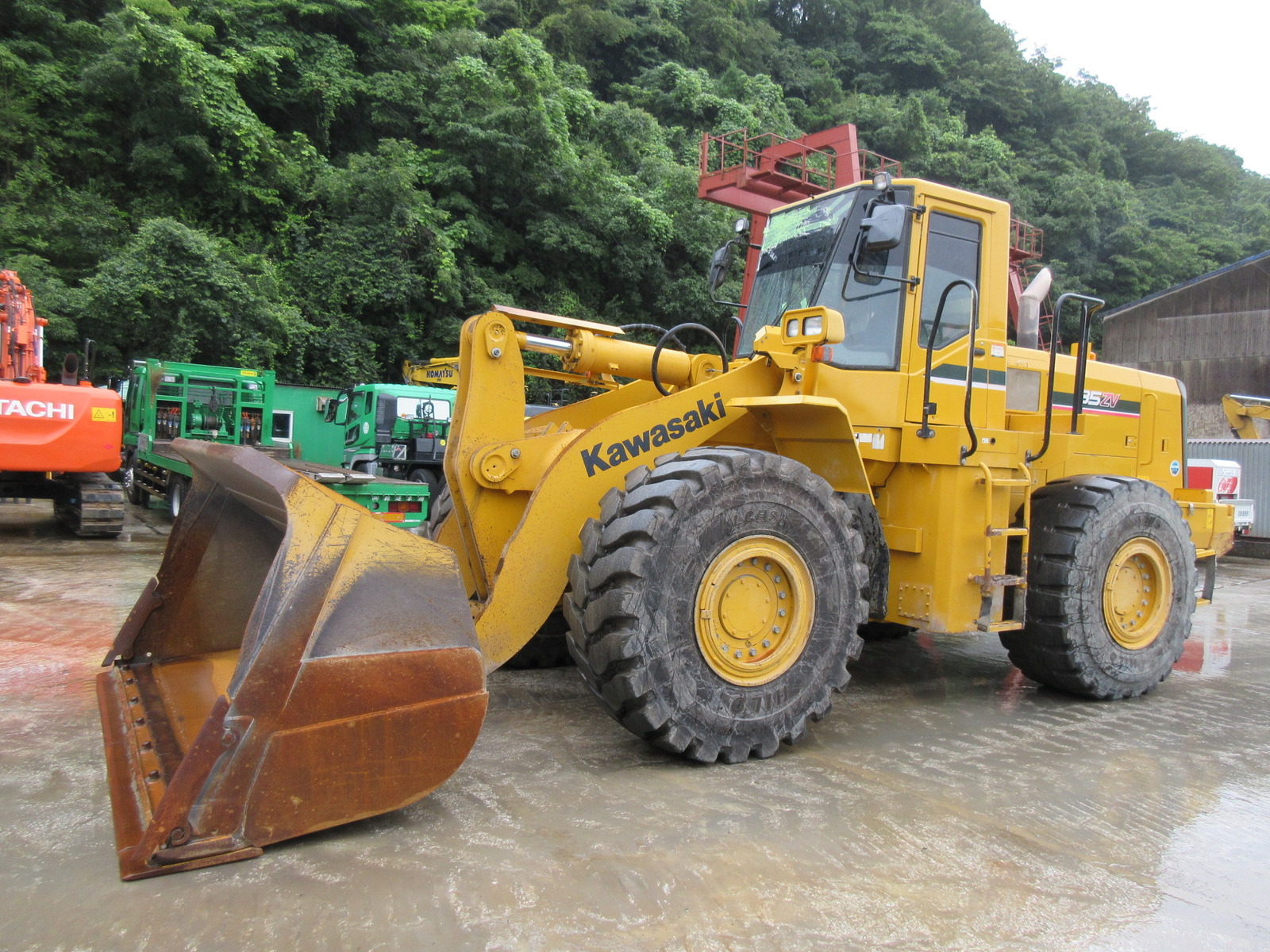 Used Construction Machine Used KAWASAKI KAWASAKI Wheel Loader bigger than 1.0m3 85ZV-2