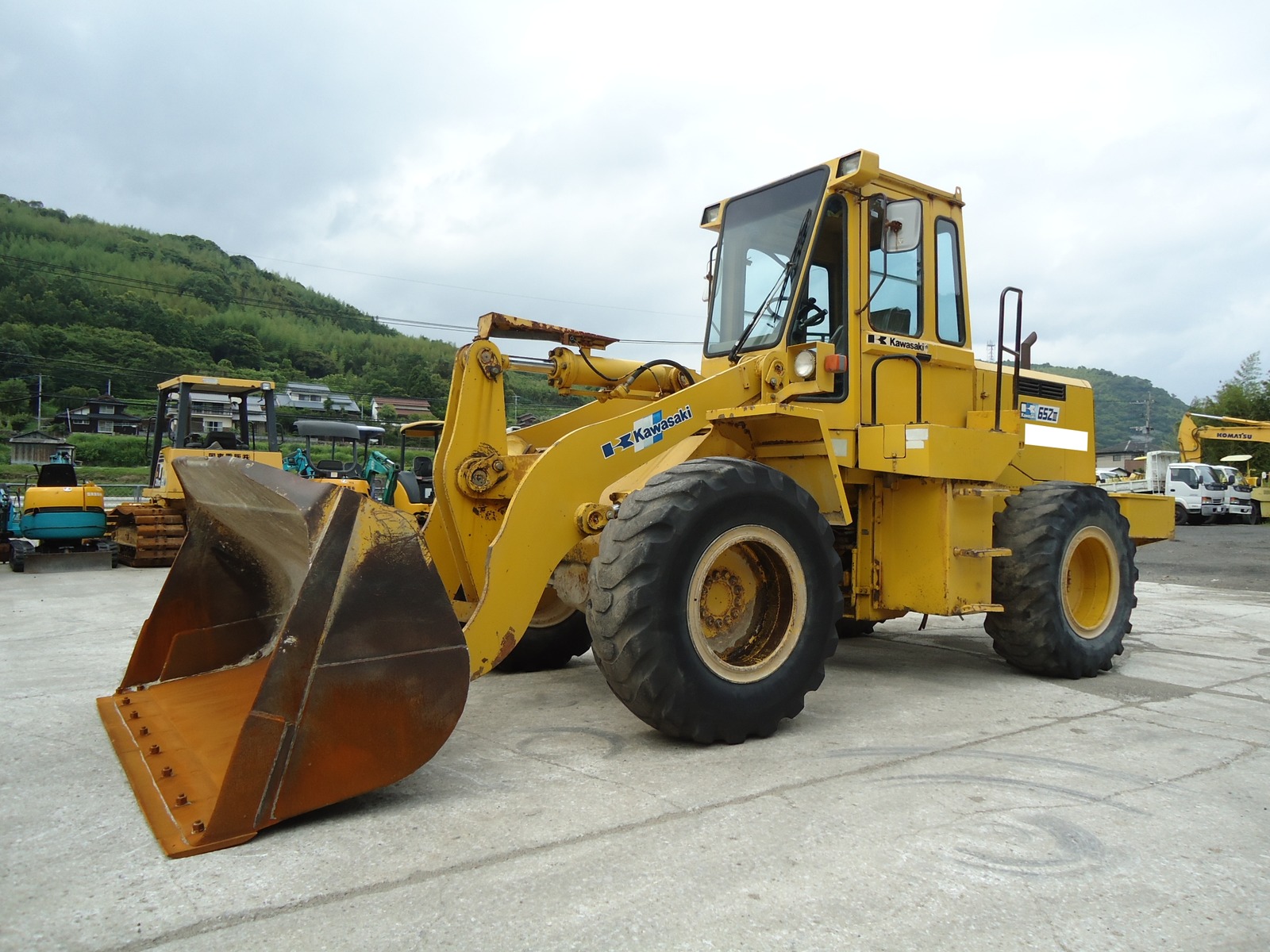 Used Construction Machine Used KAWASAKI KAWASAKI Wheel Loader bigger than 1.0m3 KLD65ZIII