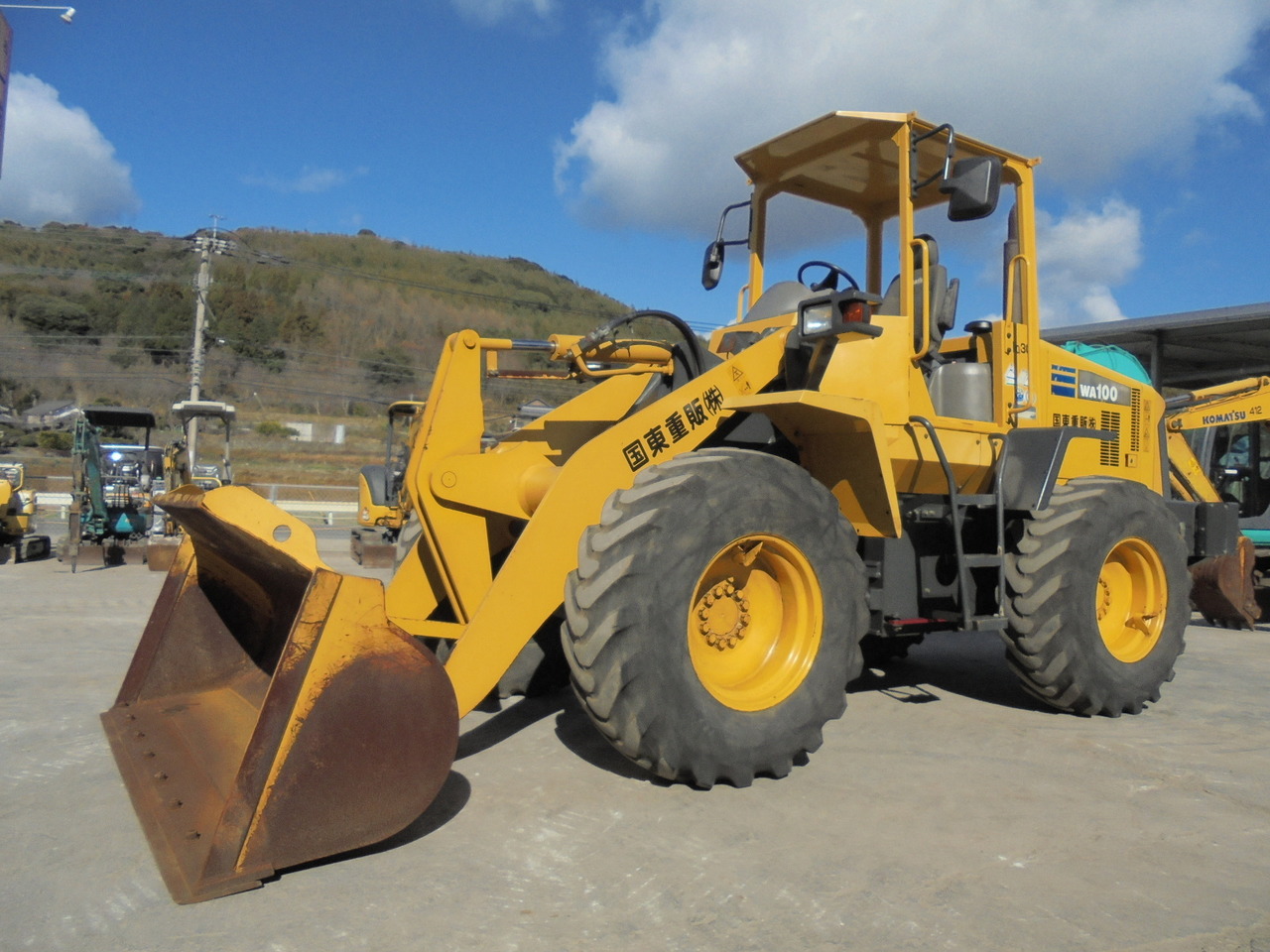 Used Construction Machine Used KOMATSU KOMATSU Wheel Loader bigger than 1.0m3 WA100-5