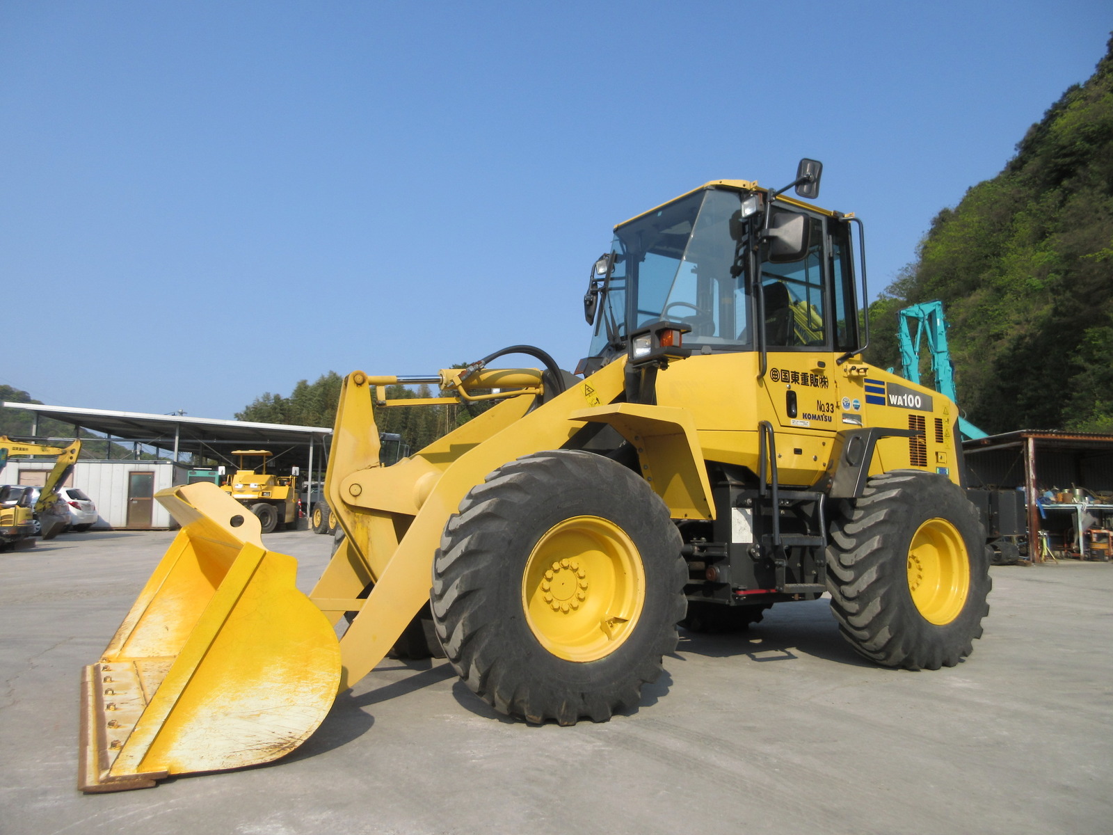 中古建設機械 中古 コマツ KOMATSU ホイール・ローダ １．０立米以上 WA100-6