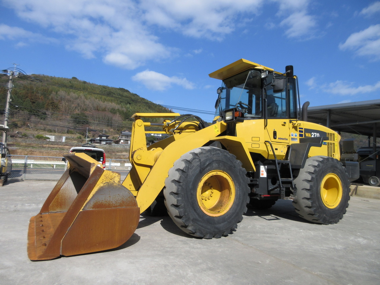 Used Construction Machine Used KOMATSU KOMATSU Wheel Loader bigger than 1.0m3 WA270-6