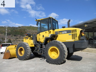 Used Construction Machine Used KOMATSU KOMATSU Wheel Loader bigger than 1.0m3 WA270-6