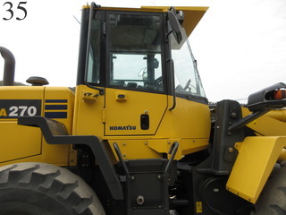 Used Construction Machine Used KOMATSU KOMATSU Wheel Loader bigger than 1.0m3 WA270-6