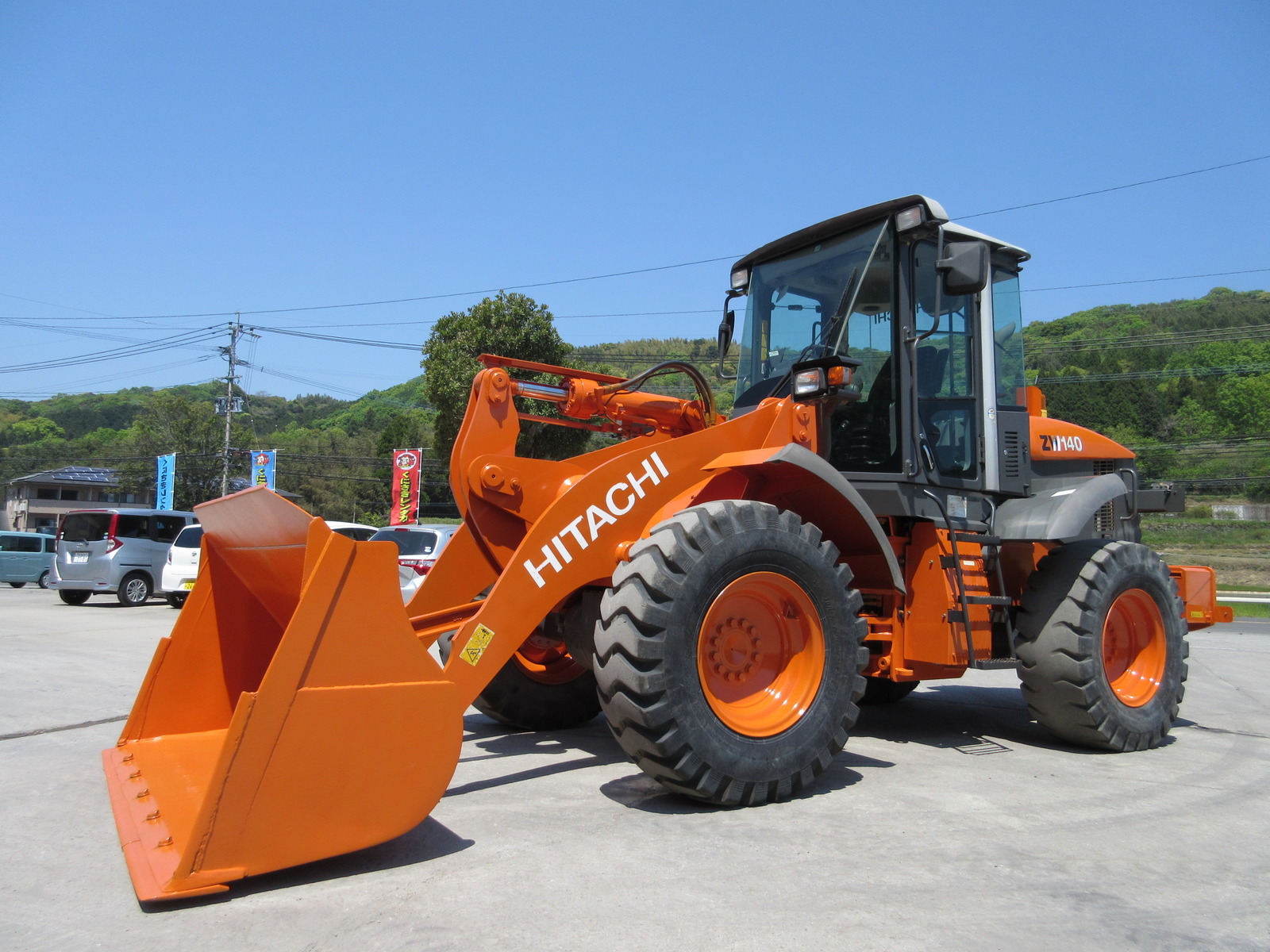 Used Construction Machine Used HITACHI HITACHI Wheel Loader bigger than 1.0m3 ZW140