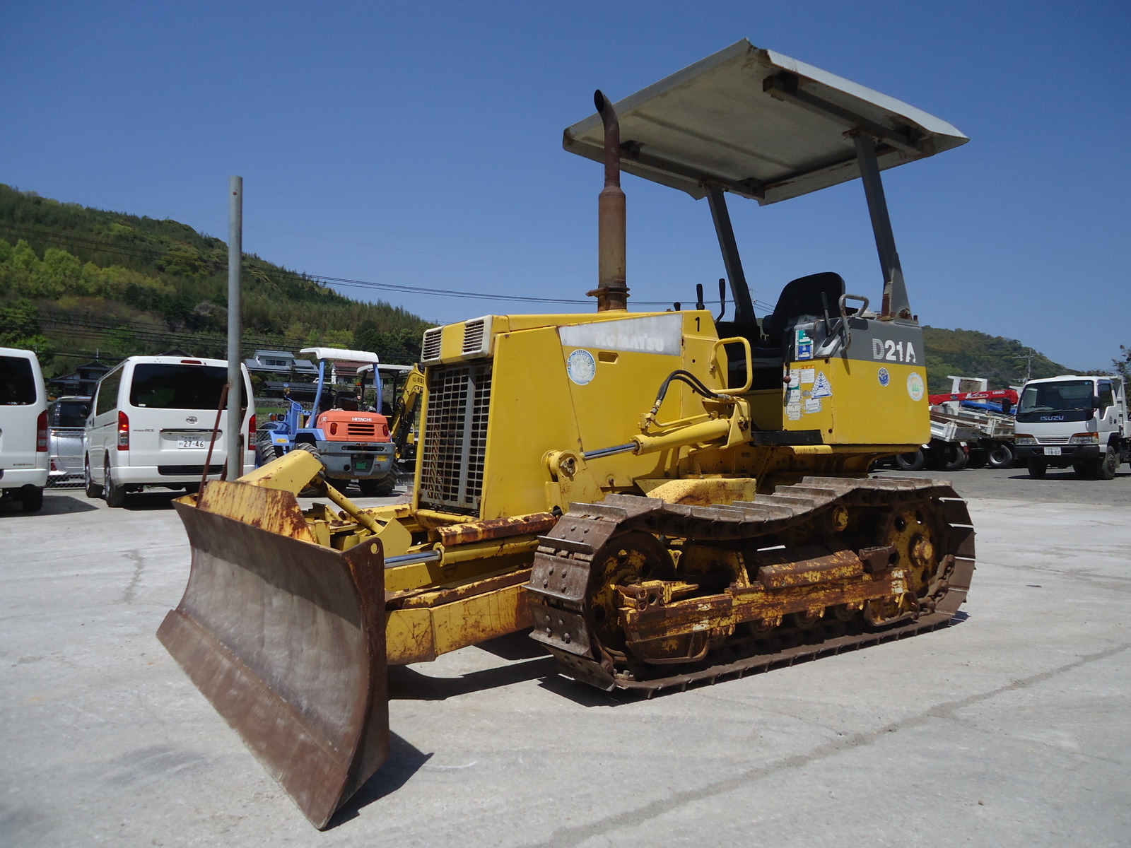 Used Construction Machine Used KOMATSU KOMATSU Bulldozer  D21A-7E