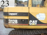 Used Construction Machine Used CAT CAT Excavator 0.4-0.5m3 312B