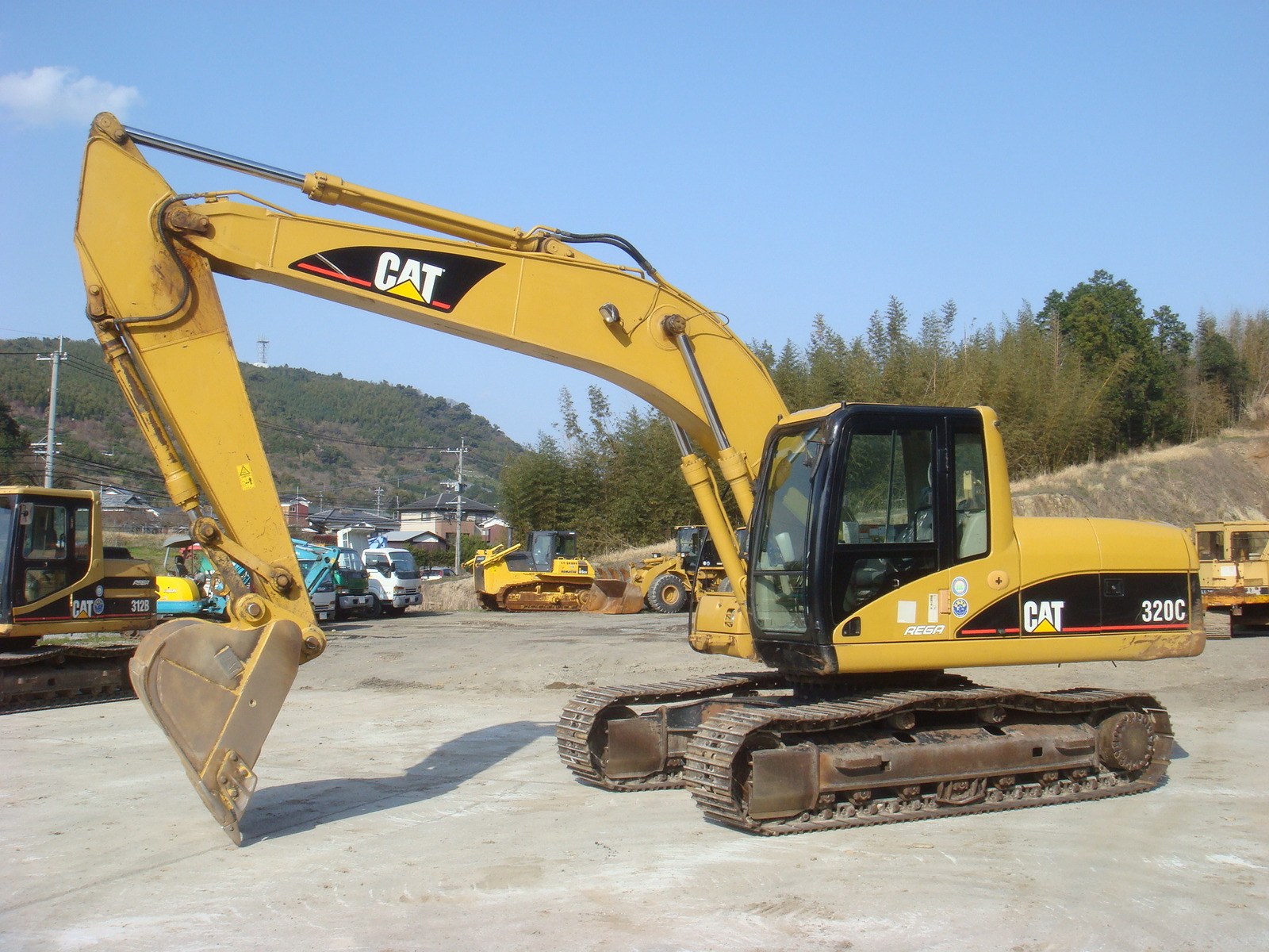 Used Construction Machine Used CAT CAT Excavator 0.7-0.9m3 320C