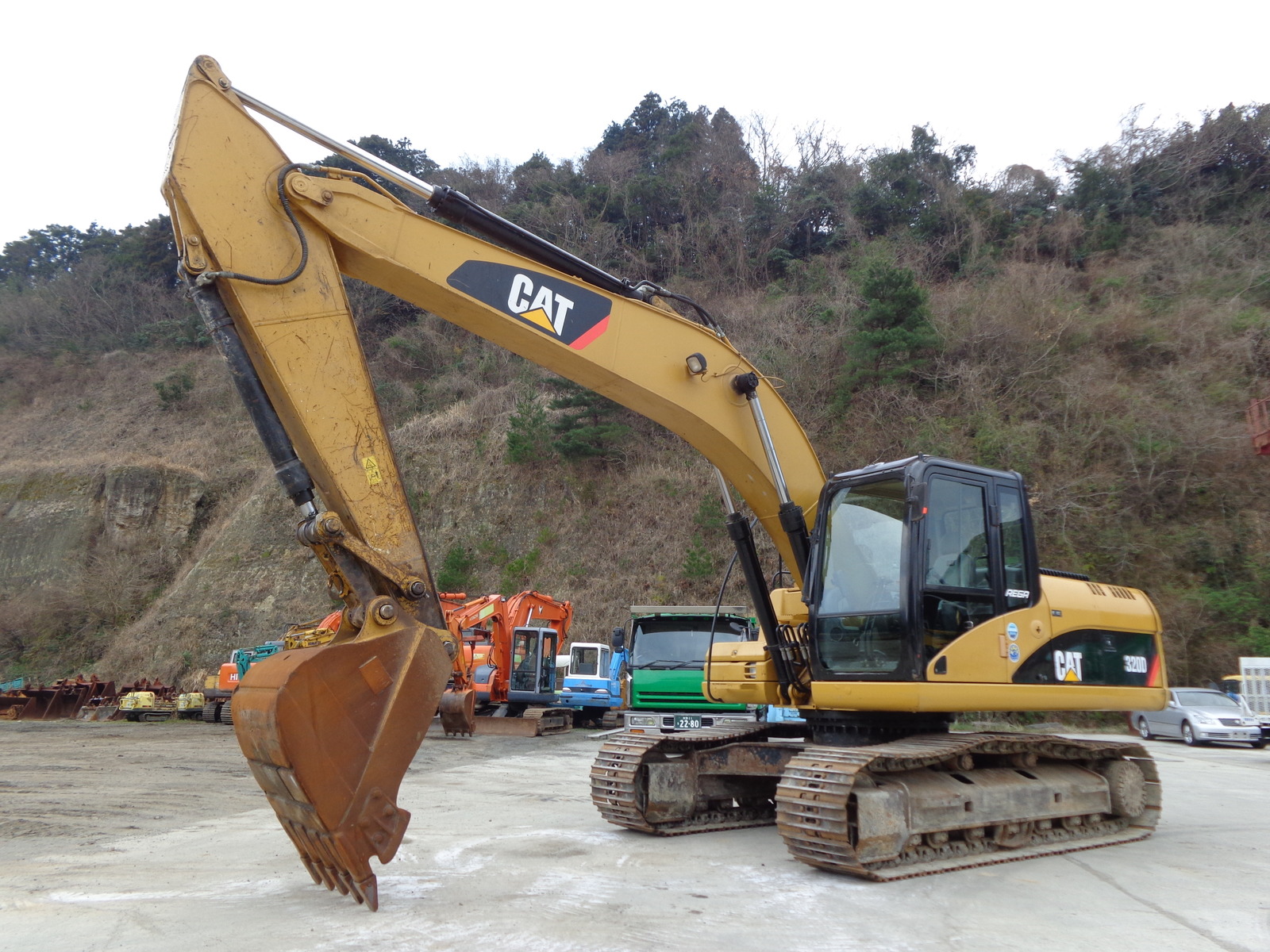 Used Construction Machine Used CAT CAT Excavator 0.7-0.9m3 320D-E