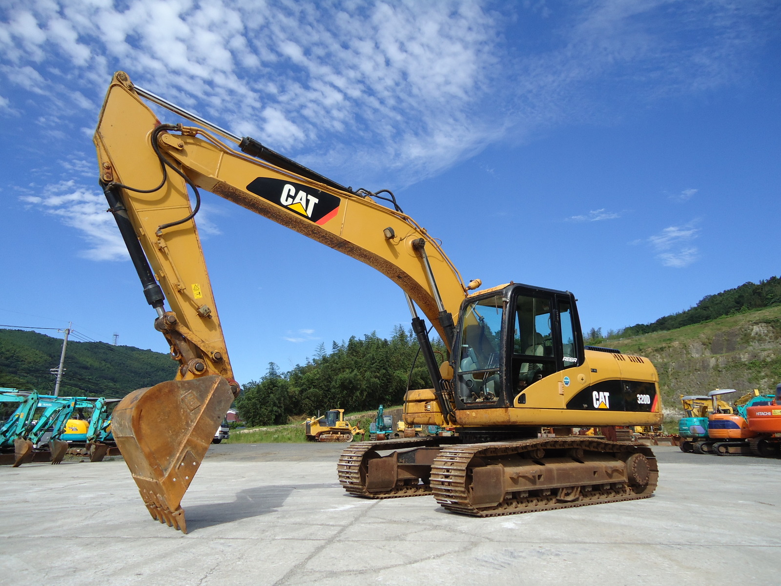 Used Construction Machine Used CAT CAT Excavator 0.7-0.9m3 320D-E