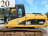 Used Construction Machine Used CAT CAT Excavator 0.7-0.9m3 320D