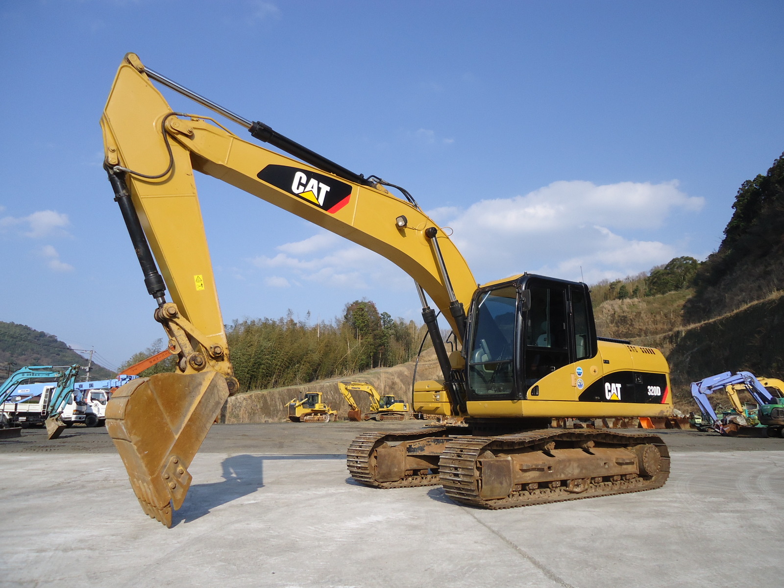 Used Construction Machine Used CAT CAT Excavator 0.7-0.9m3 320D