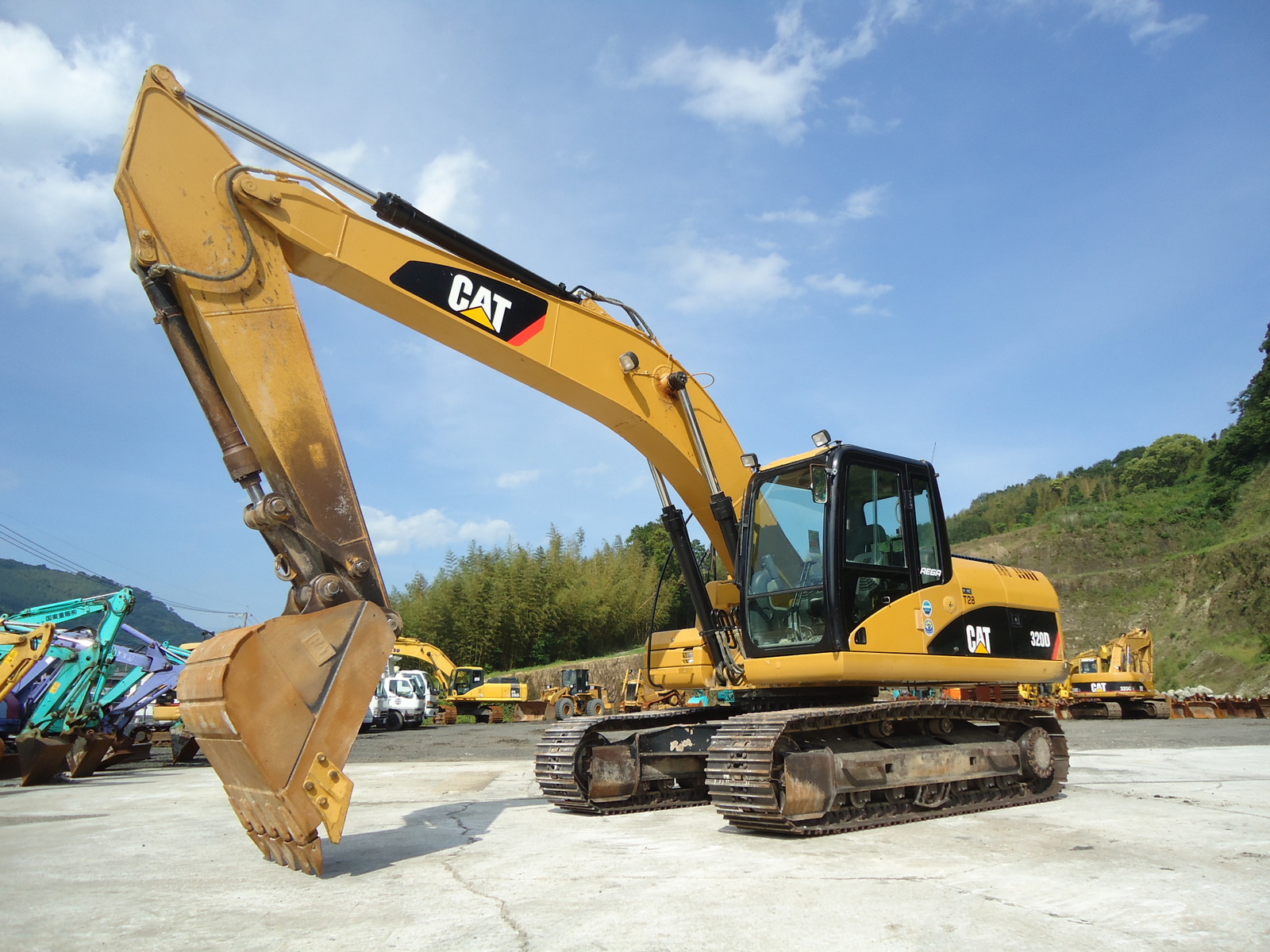 Used Construction Machine Used CAT CAT Excavator 0.7-0.9m3 320D