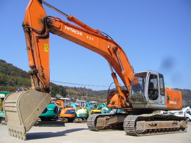 中古建設機械 中古 日立建機 HITACHI 油圧ショベル・バックホー １．０立米以上 EX345USRLC