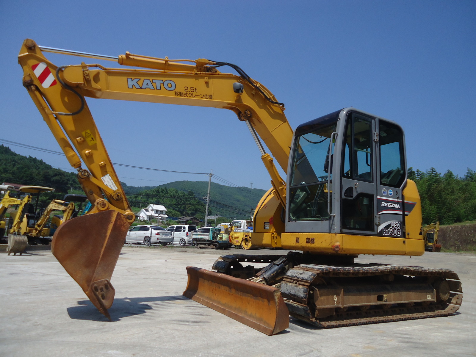 Used Construction Machine Used KATO WORKS KATO WORKS Excavator 0.2-0.3m3 HD308USV