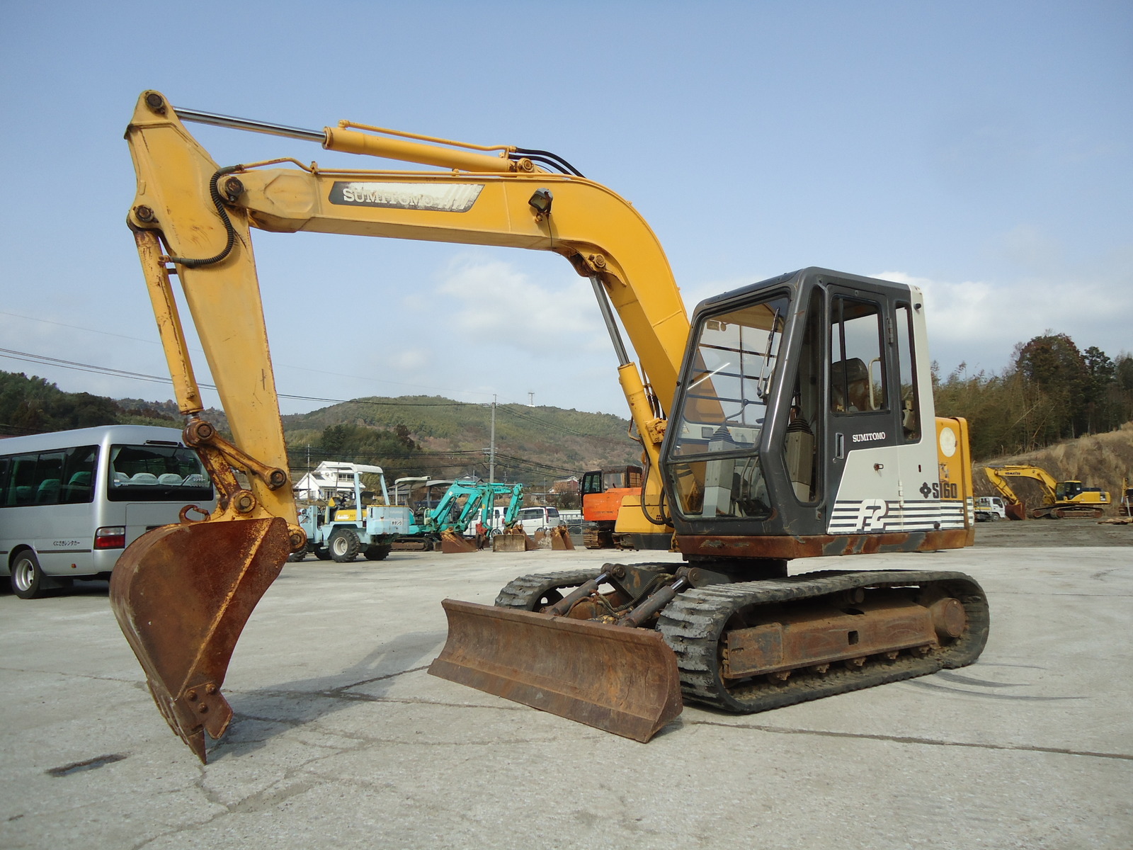 Used Construction Machine Used SUMITOMO SUMITOMO Excavator 0.2-0.3m3 LS1600F2B