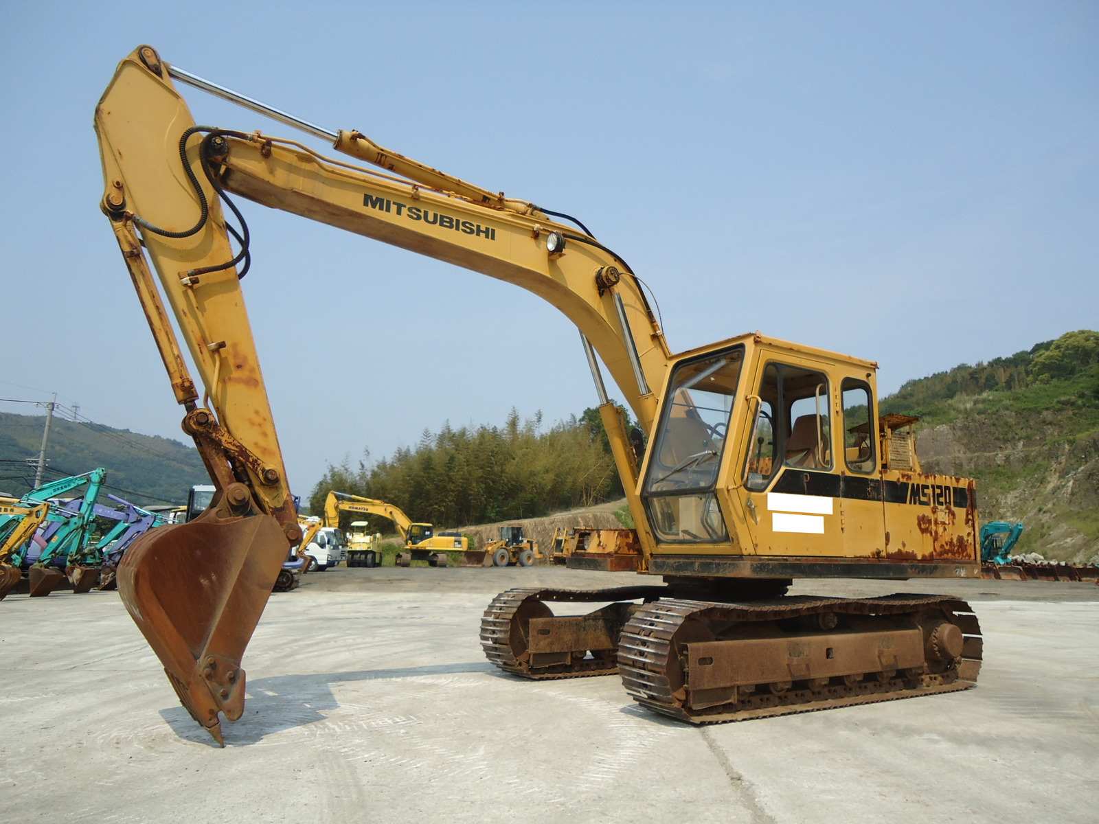 Used Construction Machine Used MITSUBISHI MITSUBISHI Excavator 0.4-0.5m3 MS120-8