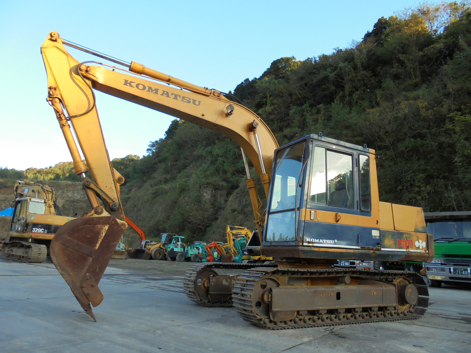 Used Construction Machine Used KOMATSU KOMATSU Excavator 0.4-0.5m3 PC100-3