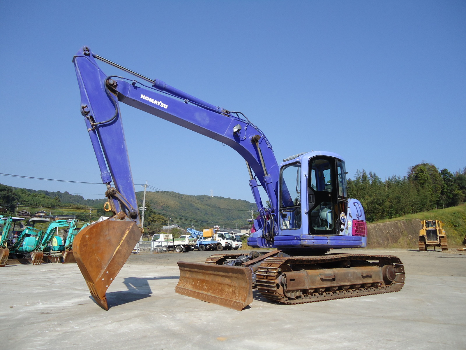 Used Construction Machine Used KOMATSU KOMATSU Excavator 0.4-0.5m3 PC128US-1