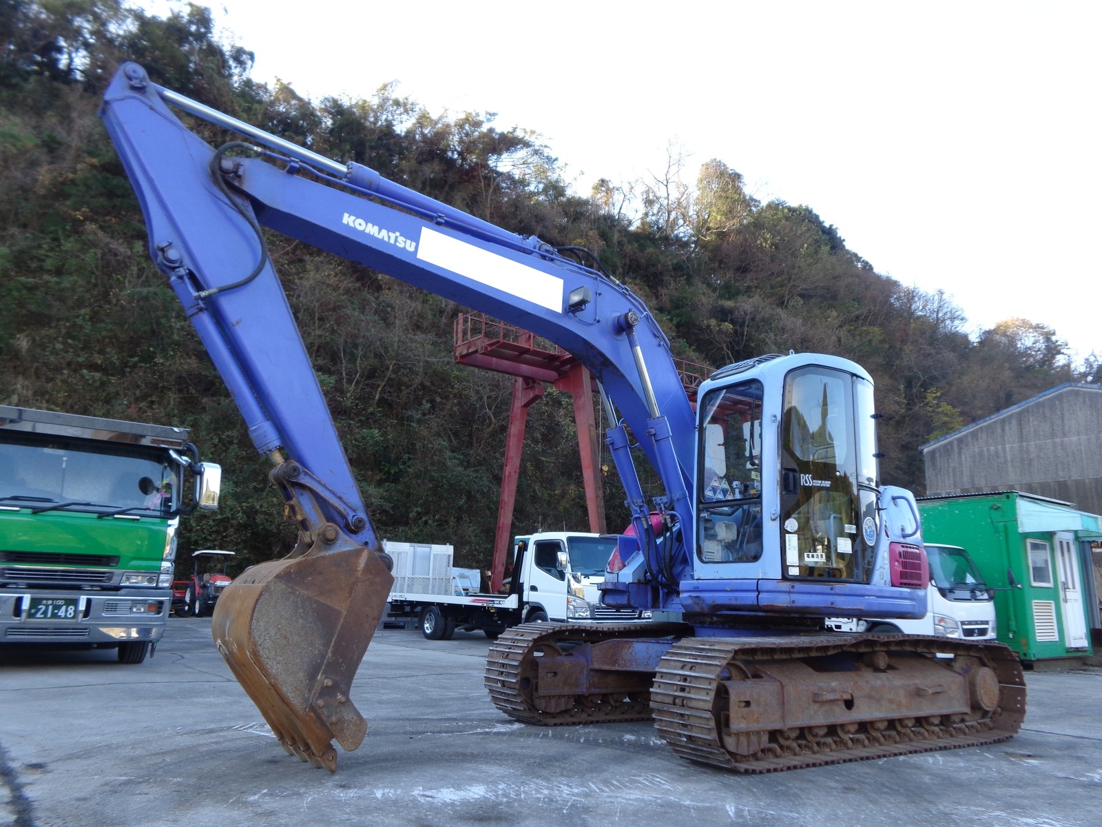 Used Construction Machine Used KOMATSU KOMATSU Excavator 0.4-0.5m3 PC128US-1