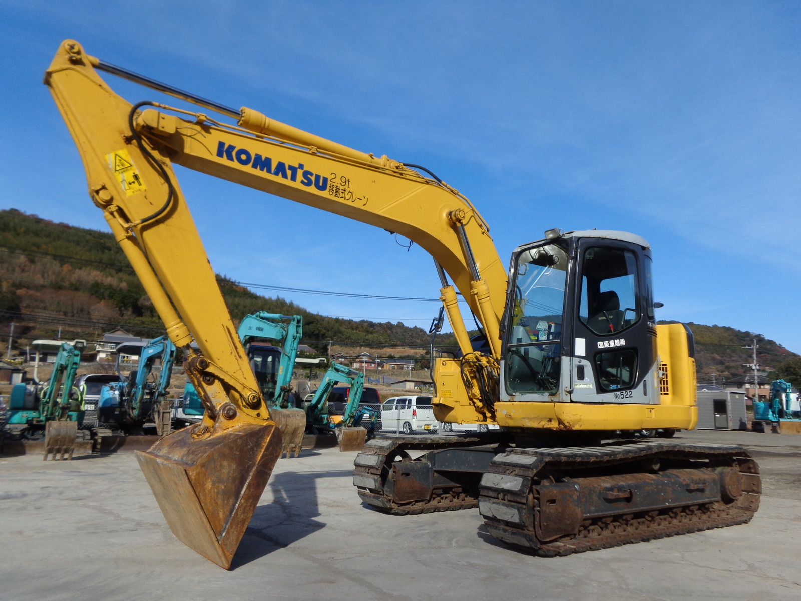 Used Construction Machine Used KOMATSU KOMATSU Excavator 0.4-0.5m3 PC128US-2E1