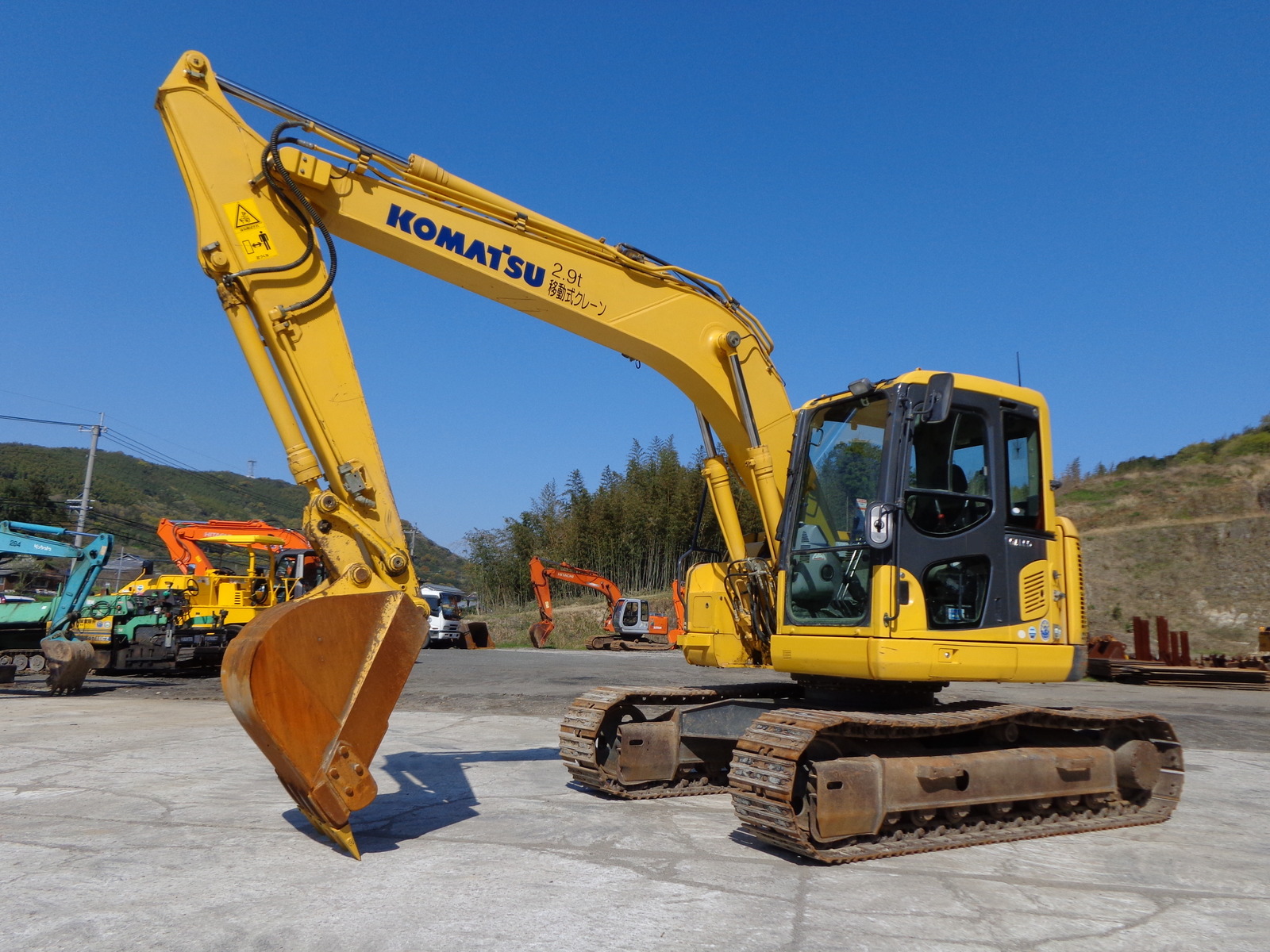 Used Construction Machine Used KOMATSU KOMATSU Excavator 0.4-0.5m3 PC138US-8