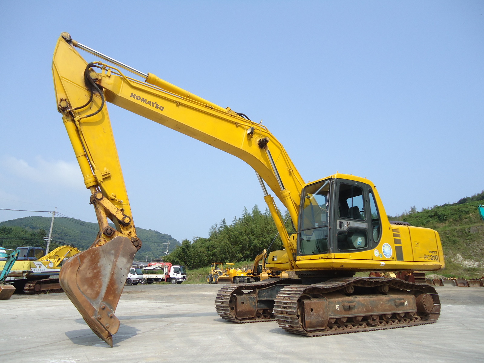 Used Construction Machine Used KOMATSU KOMATSU Demolition excavators Demolition backhoe PC210-6DE