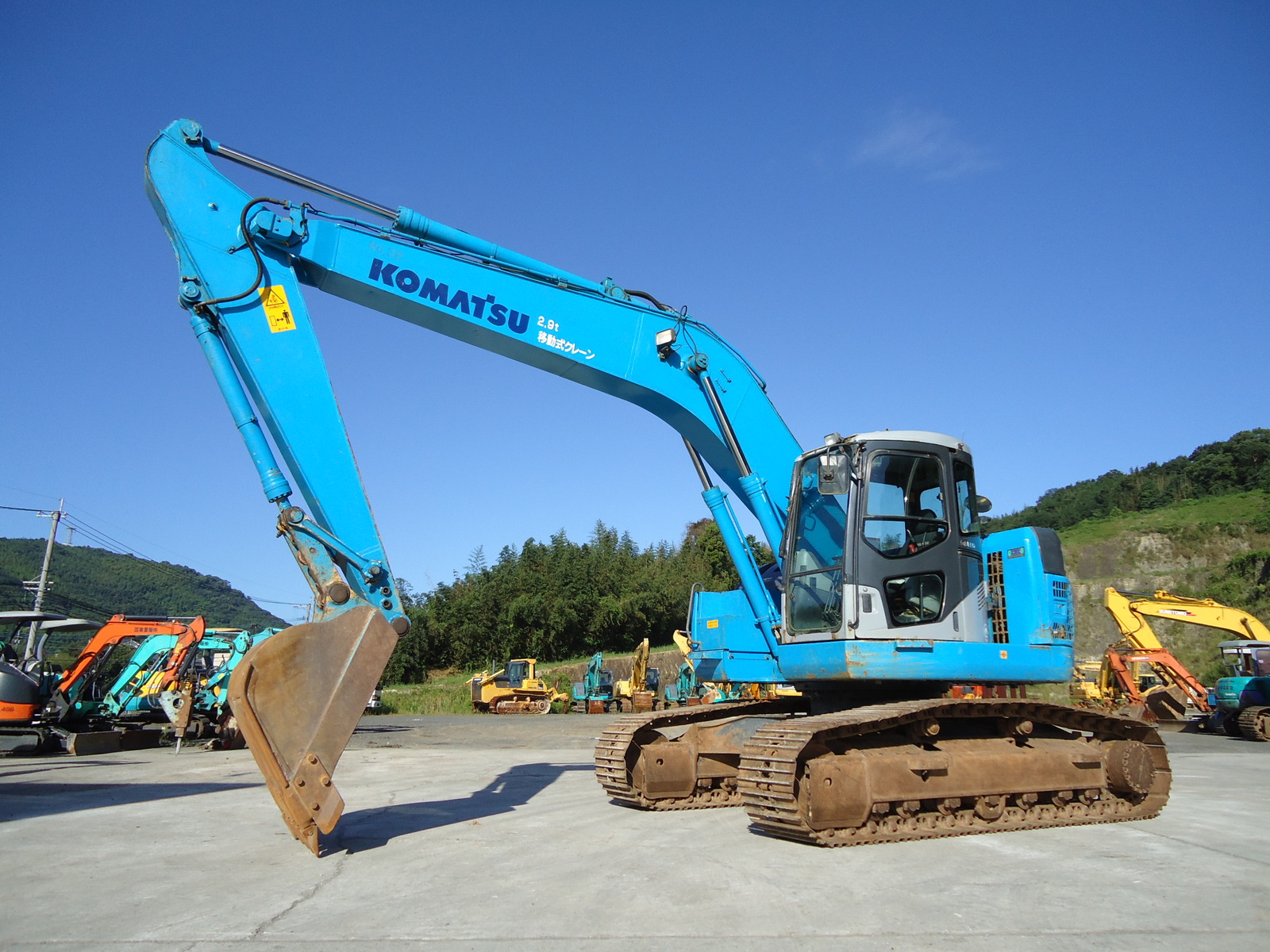 Used Construction Machine Used KOMATSU KOMATSU Excavator 0.7-0.9m3 PC228US-3EO