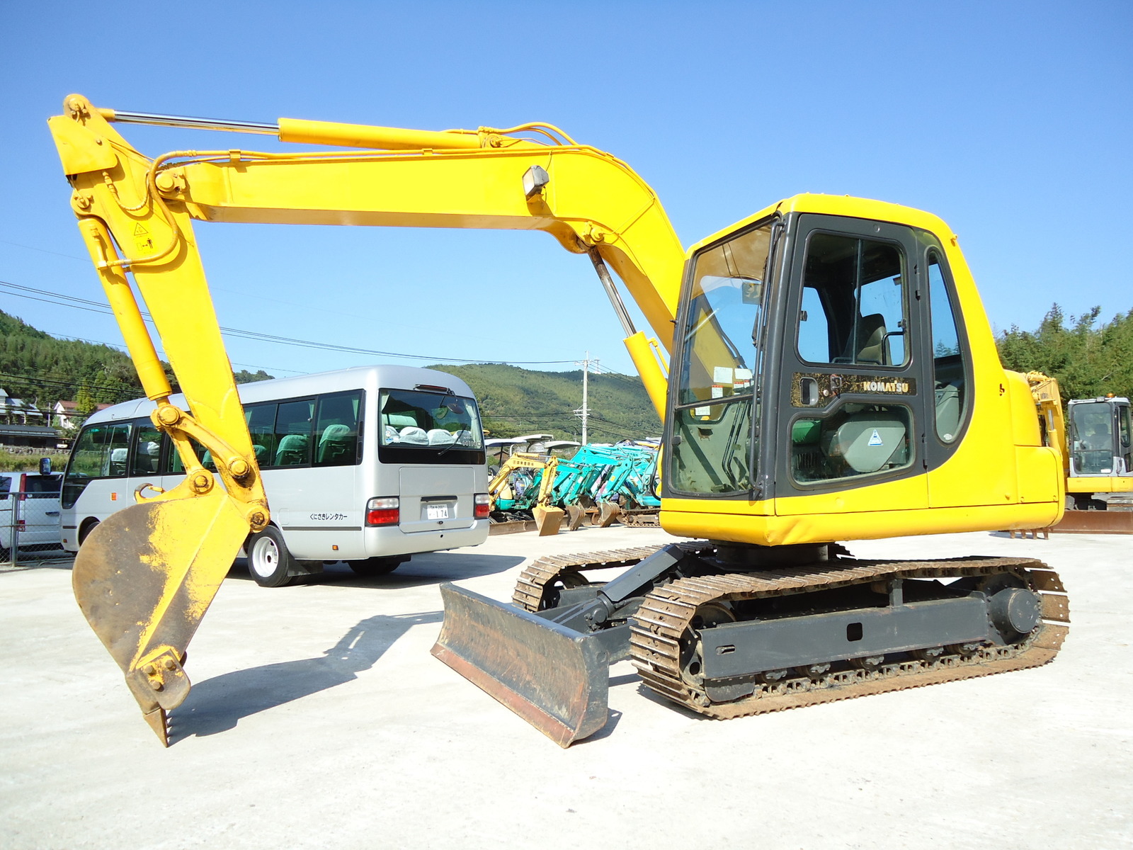 Used Construction Machine Used KOMATSU KOMATSU Excavator 0.2-0.3m3 PC60-7