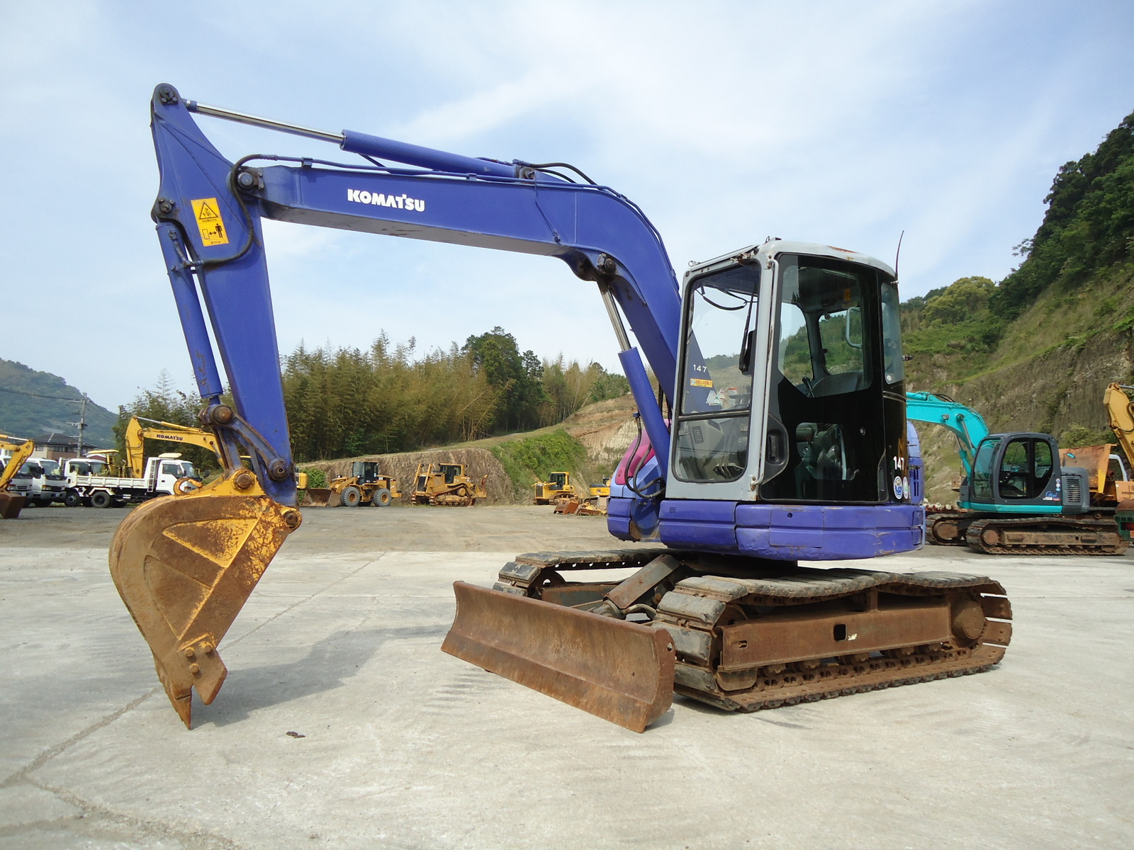 Used Construction Machine Used KOMATSU KOMATSU Excavator 0.2-0.3m3 PC78US-5