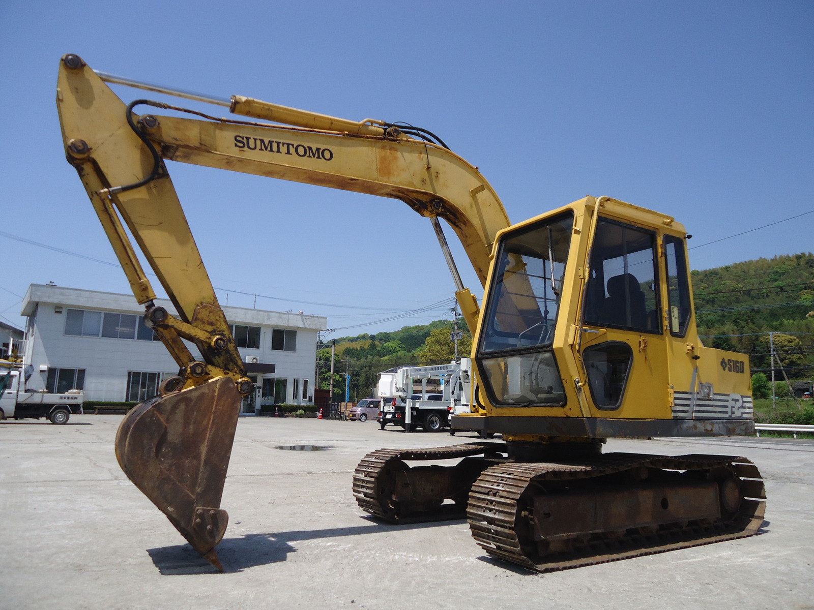 中古建設機械 中古 住友建機 SUMITOMO 油圧ショベル・バックホー ０．２－０．３立米 S160F