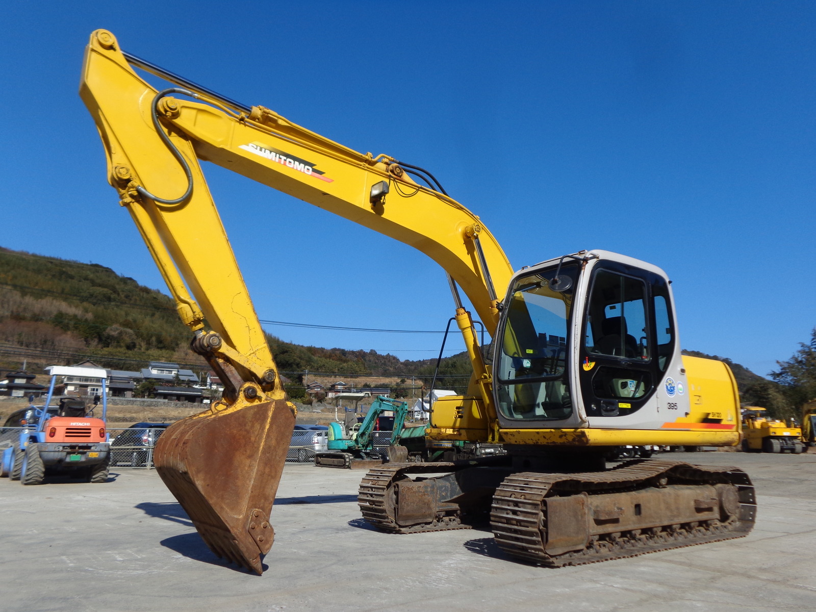 中古建設機械 中古 住友建機 SUMITOMO 油圧ショベル・バックホー ０．４－０．５立米 SH120-3