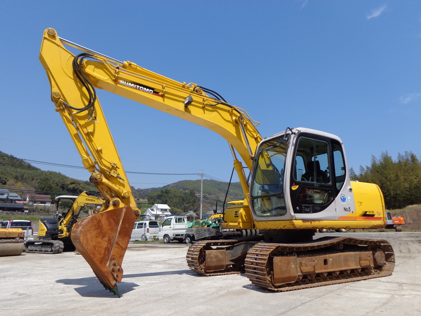 Used Construction Machine Used SUMITOMO SUMITOMO Excavator 0.4-0.5m3 SH120-3