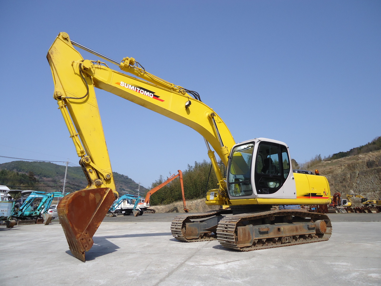 Used Construction Machine Used SUMITOMO SUMITOMO Excavator 0.7-0.9m3 SH200-3