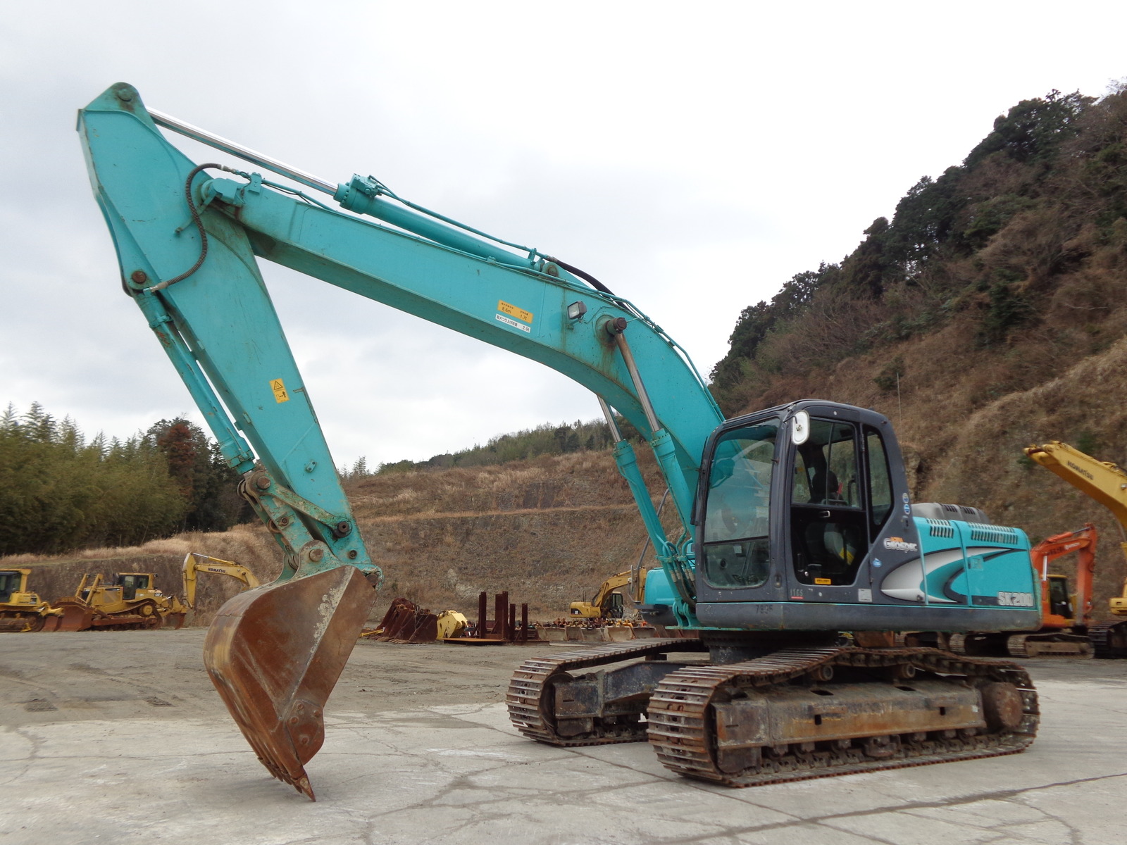 Used Construction Machine Used KOBELCO KOBELCO Excavator 0.7-0.9m3 SK200-8