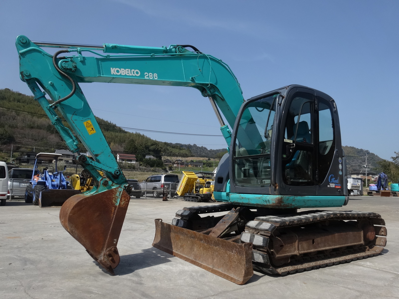 Used Construction Machine Used KOBELCO KOBELCO Excavator 0.2-0.3m3 SK70SR-1ES