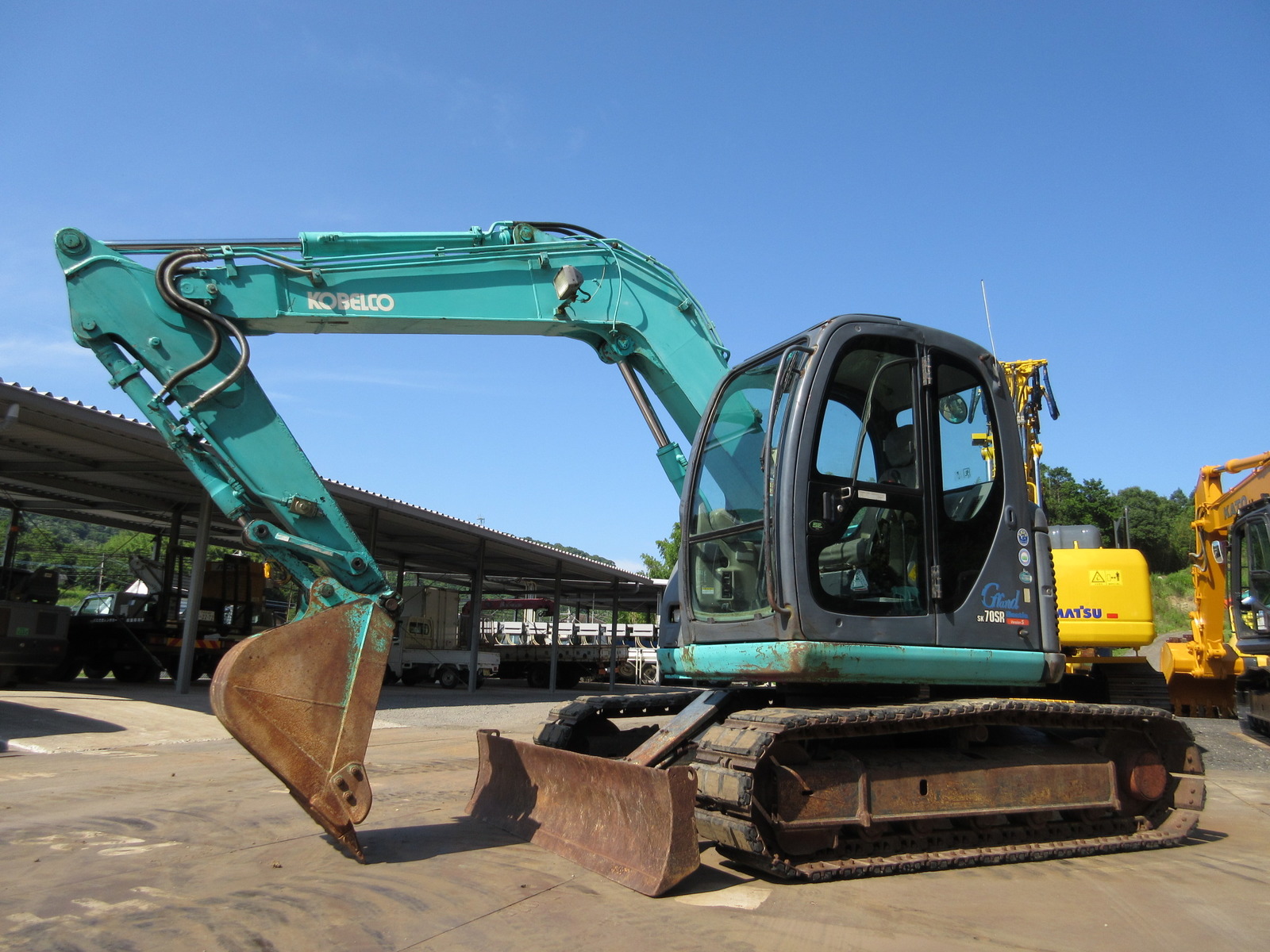 中古建設機械 中古 コベルコ建機 KOBELCO 油圧ショベル・バックホー ０．２－０．３立米 SK70SR-1ES