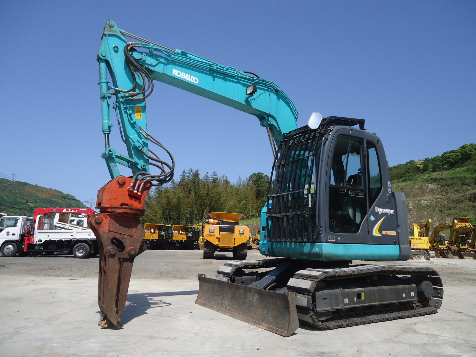 中古建設機械 中古 コベルコ建機 KOBELCO 解体機 バックホー解体仕様 SK70SRD-2