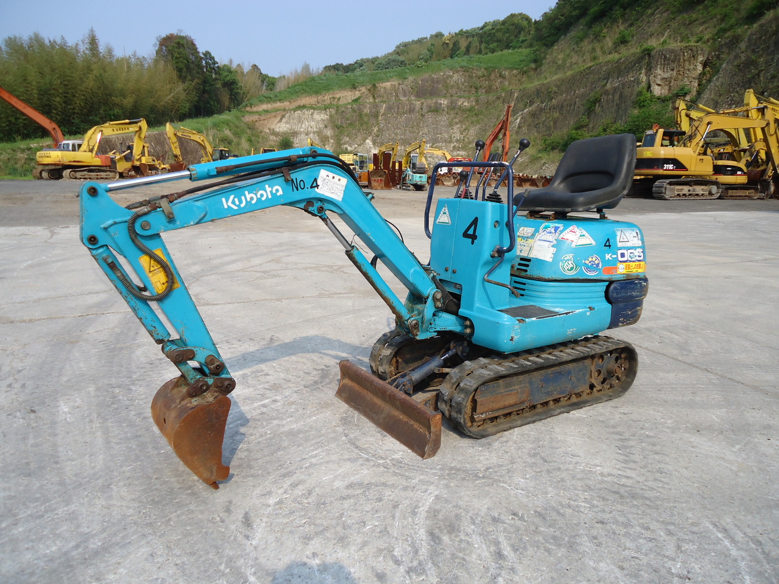 Used Construction Machine Used KUBOTA KUBOTA Excavator ~0.1m3 K-005