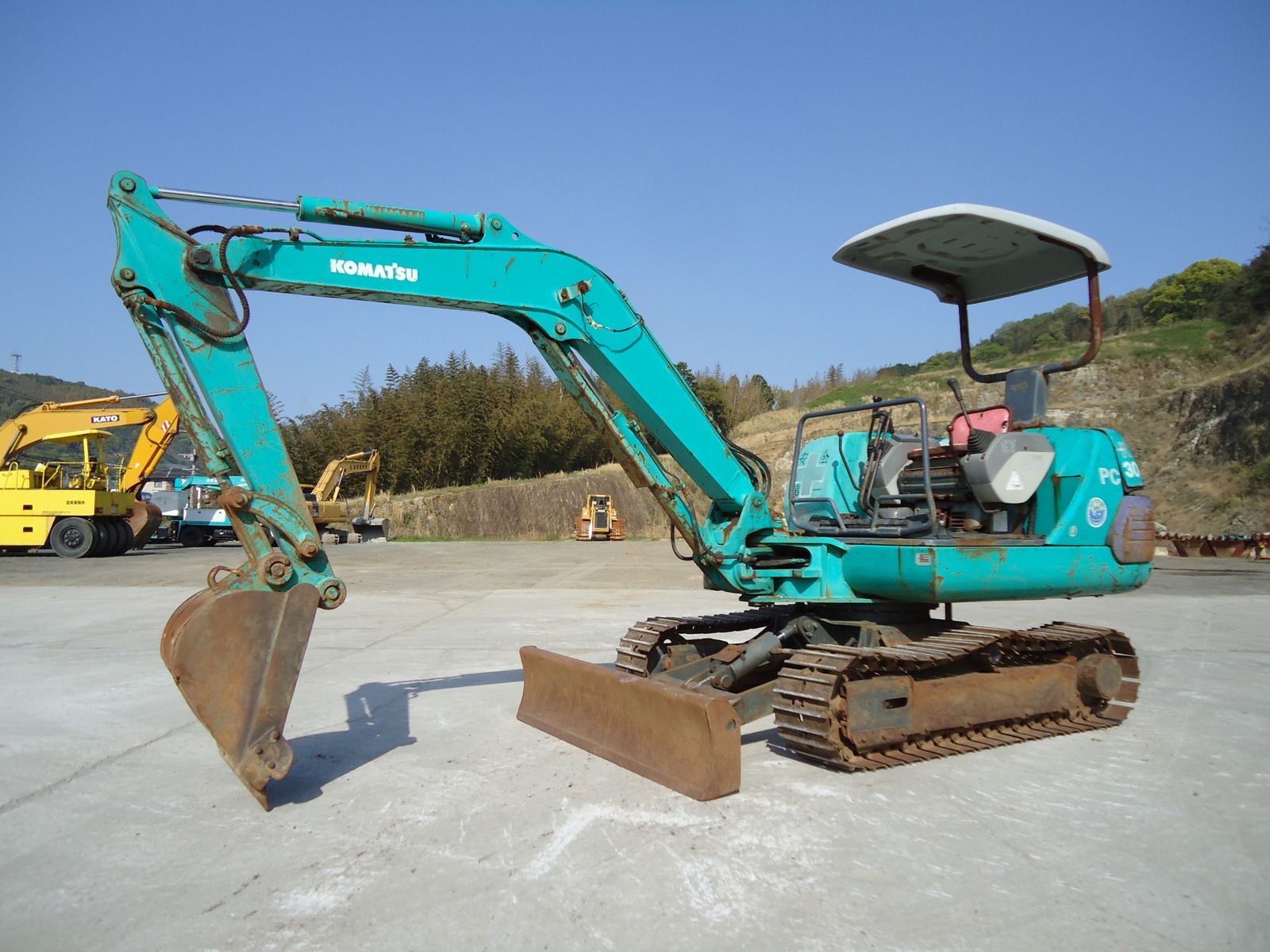 Used Construction Machine Used KOMATSU KOMATSU Excavator ~0.1m3 PC25-1